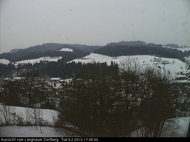 Webcam-Bild: Aussicht vom Dorfberg in Langnau 20100209-170500