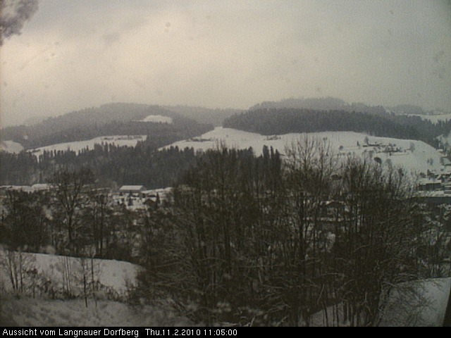 Webcam-Bild: Aussicht vom Dorfberg in Langnau 20100211-110500