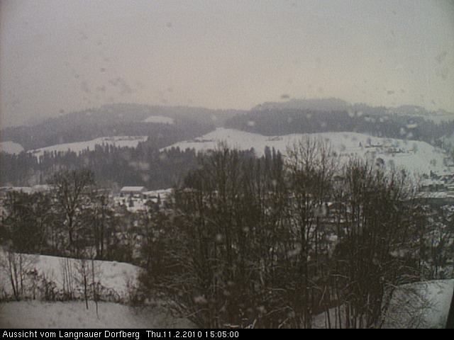 Webcam-Bild: Aussicht vom Dorfberg in Langnau 20100211-150500