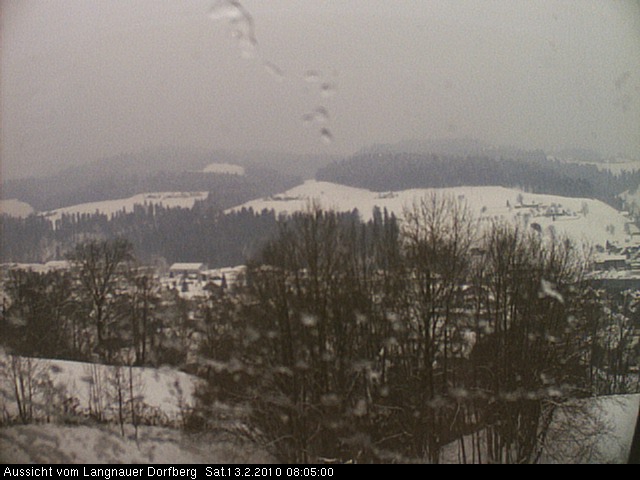 Webcam-Bild: Aussicht vom Dorfberg in Langnau 20100213-080500