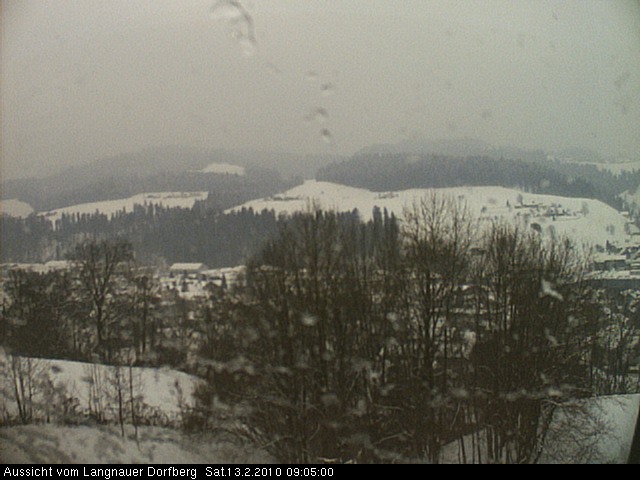 Webcam-Bild: Aussicht vom Dorfberg in Langnau 20100213-090500
