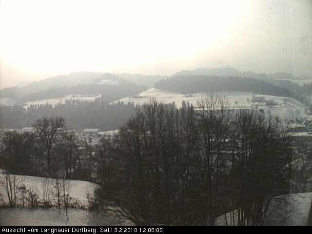 Webcam-Bild: Aussicht vom Dorfberg in Langnau 20100213-120500