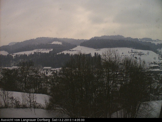 Webcam-Bild: Aussicht vom Dorfberg in Langnau 20100213-140500