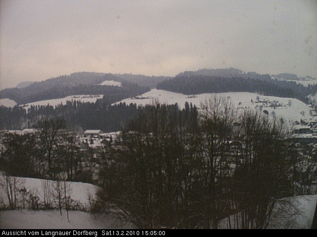Webcam-Bild: Aussicht vom Dorfberg in Langnau 20100213-150500