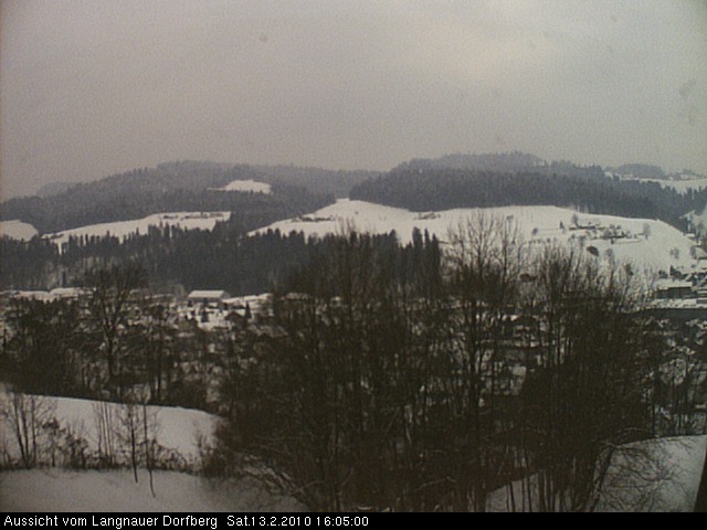Webcam-Bild: Aussicht vom Dorfberg in Langnau 20100213-160500