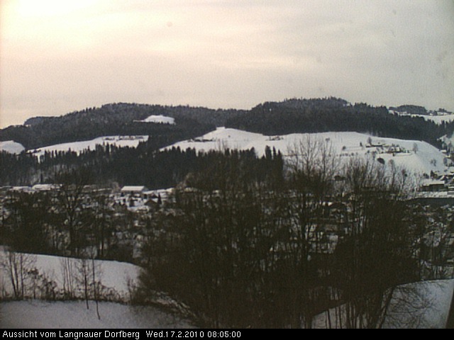 Webcam-Bild: Aussicht vom Dorfberg in Langnau 20100217-080500