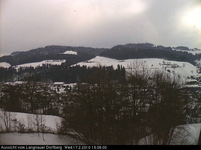 Webcam-Bild: Aussicht vom Dorfberg in Langnau 20100217-150500
