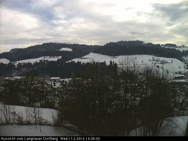 Webcam-Bild: Aussicht vom Dorfberg in Langnau 20100217-160500