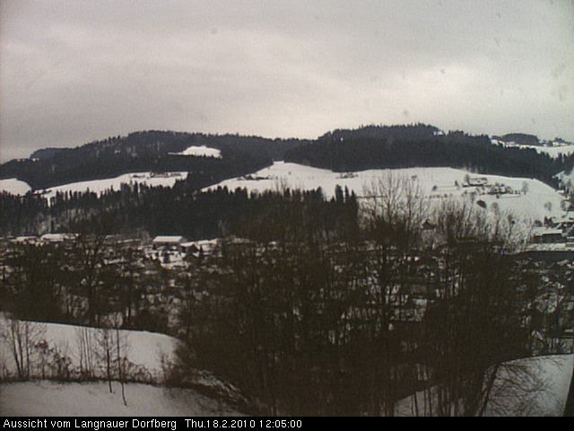 Webcam-Bild: Aussicht vom Dorfberg in Langnau 20100218-120500