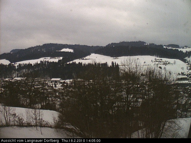 Webcam-Bild: Aussicht vom Dorfberg in Langnau 20100218-140500