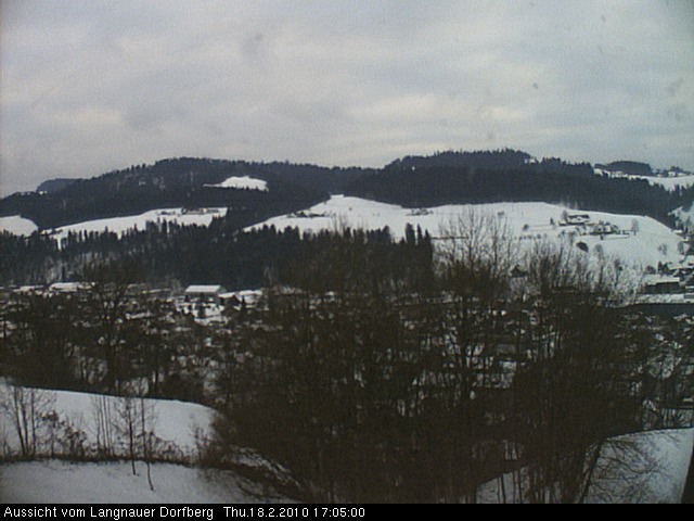 Webcam-Bild: Aussicht vom Dorfberg in Langnau 20100218-170500