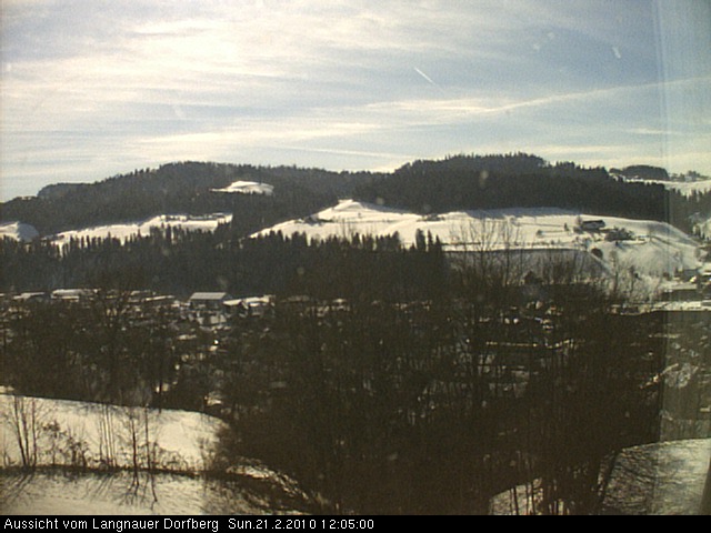 Webcam-Bild: Aussicht vom Dorfberg in Langnau 20100221-120500