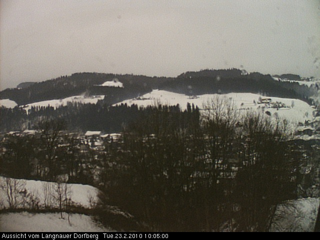 Webcam-Bild: Aussicht vom Dorfberg in Langnau 20100223-100500