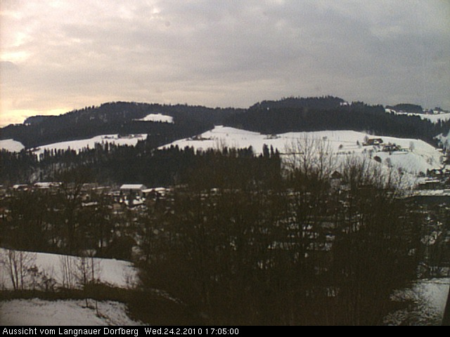 Webcam-Bild: Aussicht vom Dorfberg in Langnau 20100224-170500