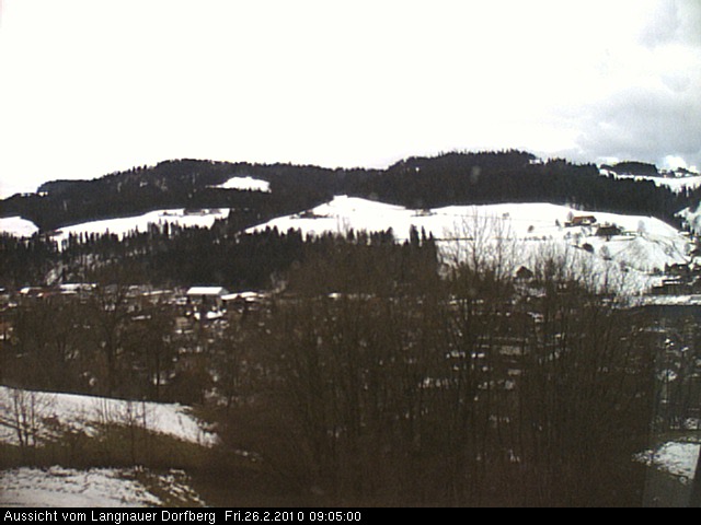 Webcam-Bild: Aussicht vom Dorfberg in Langnau 20100226-090500
