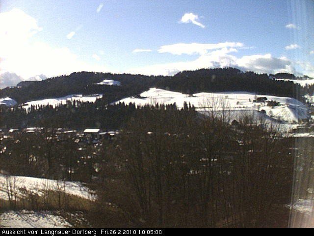 Webcam-Bild: Aussicht vom Dorfberg in Langnau 20100226-100500