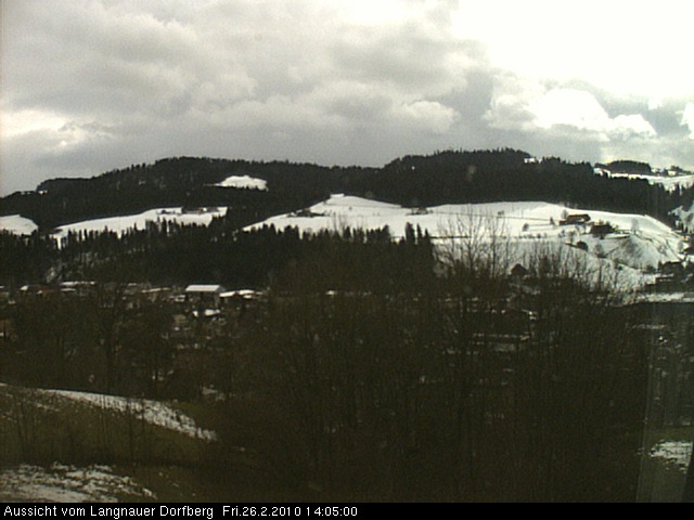 Webcam-Bild: Aussicht vom Dorfberg in Langnau 20100226-140500