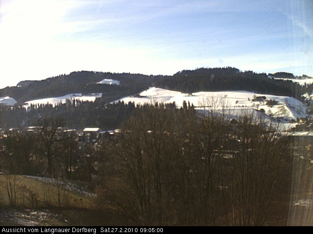 Webcam-Bild: Aussicht vom Dorfberg in Langnau 20100227-090500