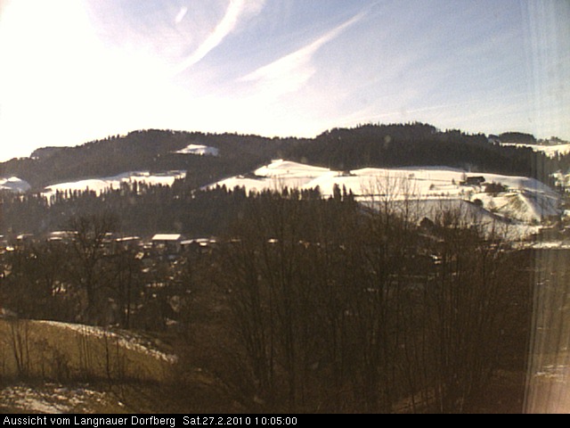 Webcam-Bild: Aussicht vom Dorfberg in Langnau 20100227-100500
