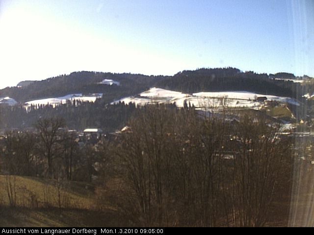 Webcam-Bild: Aussicht vom Dorfberg in Langnau 20100301-090500