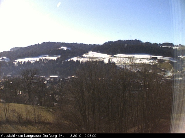 Webcam-Bild: Aussicht vom Dorfberg in Langnau 20100301-100500