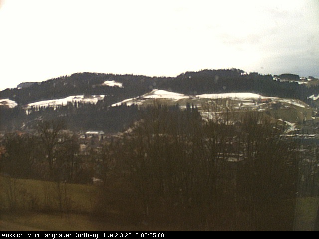 Webcam-Bild: Aussicht vom Dorfberg in Langnau 20100302-080500