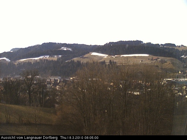 Webcam-Bild: Aussicht vom Dorfberg in Langnau 20100318-080500