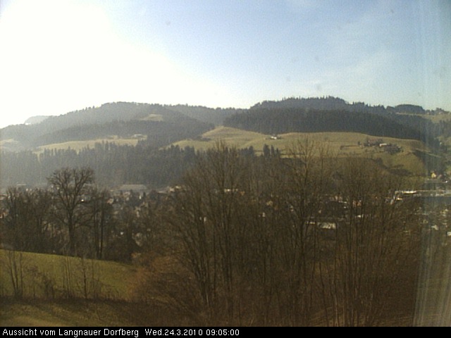 Webcam-Bild: Aussicht vom Dorfberg in Langnau 20100324-090500