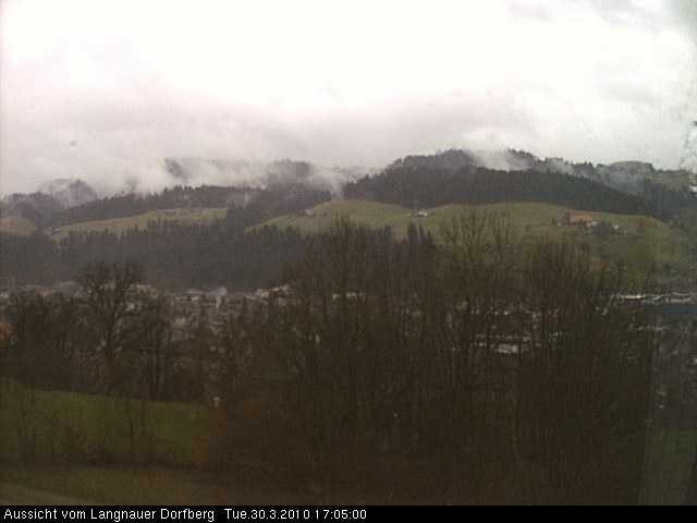 Webcam-Bild: Aussicht vom Dorfberg in Langnau 20100330-170500