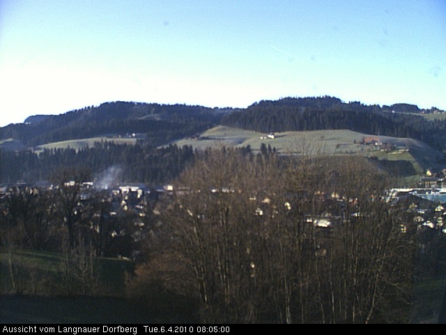 Webcam-Bild: Aussicht vom Dorfberg in Langnau 20100406-080500