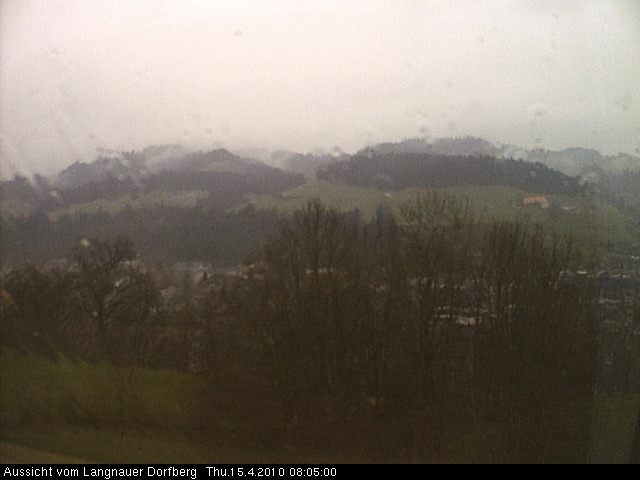Webcam-Bild: Aussicht vom Dorfberg in Langnau 20100415-080500