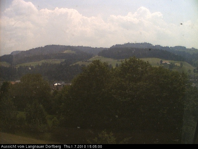 Webcam-Bild: Aussicht vom Dorfberg in Langnau 20100701-150500