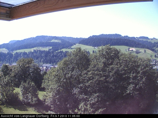 Webcam-Bild: Aussicht vom Dorfberg in Langnau 20100709-110500