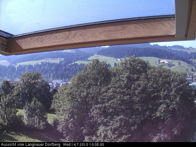 Webcam-Bild: Aussicht vom Dorfberg in Langnau 20100714-100500