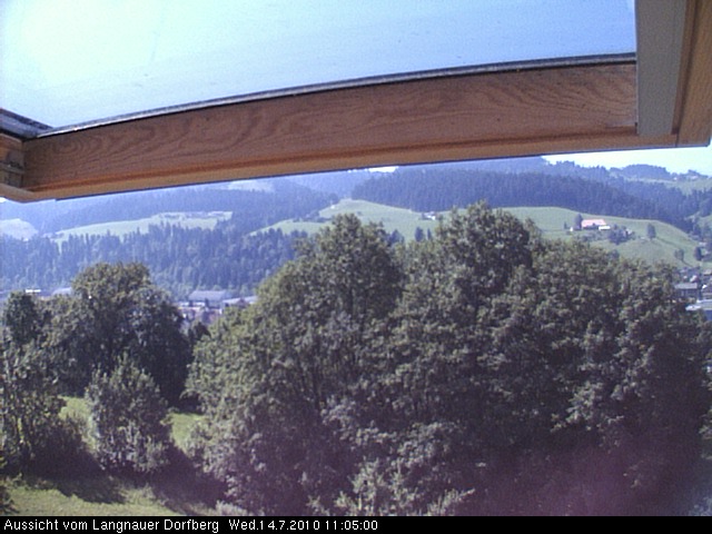 Webcam-Bild: Aussicht vom Dorfberg in Langnau 20100714-110500