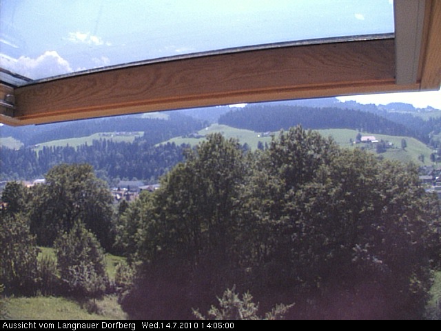 Webcam-Bild: Aussicht vom Dorfberg in Langnau 20100714-140500