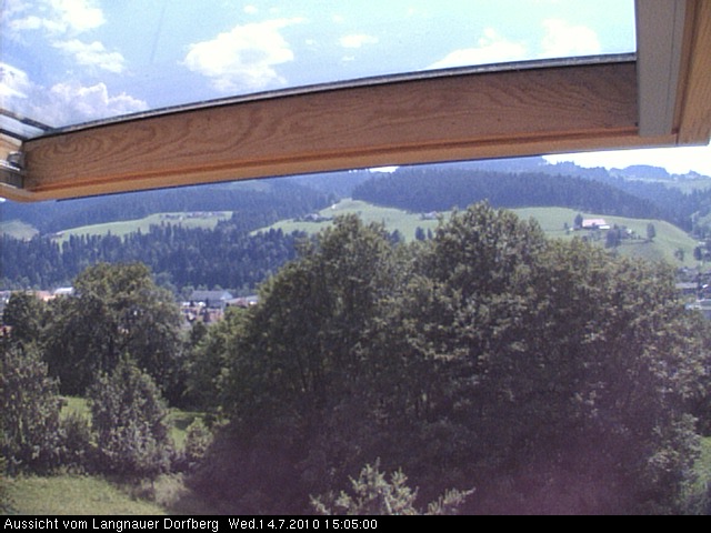 Webcam-Bild: Aussicht vom Dorfberg in Langnau 20100714-150500