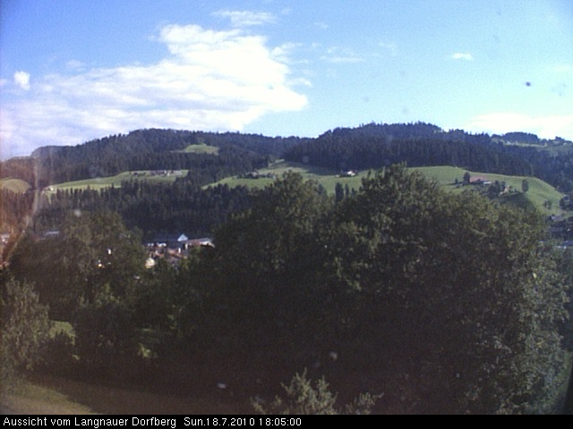 Webcam-Bild: Aussicht vom Dorfberg in Langnau 20100718-180500