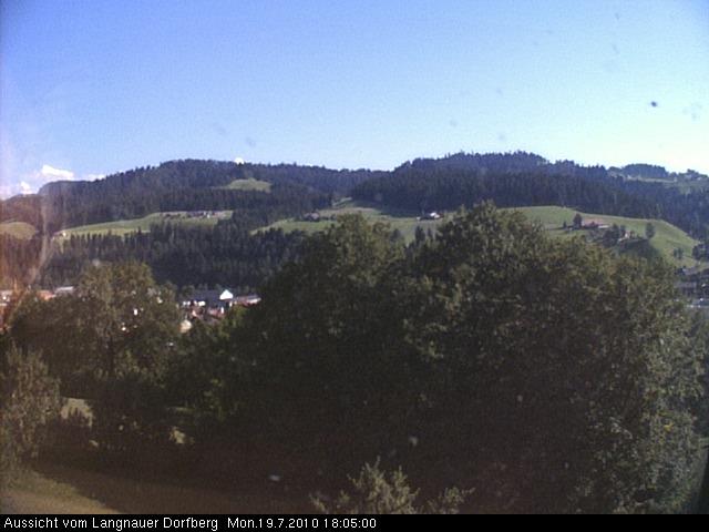 Webcam-Bild: Aussicht vom Dorfberg in Langnau 20100719-180500