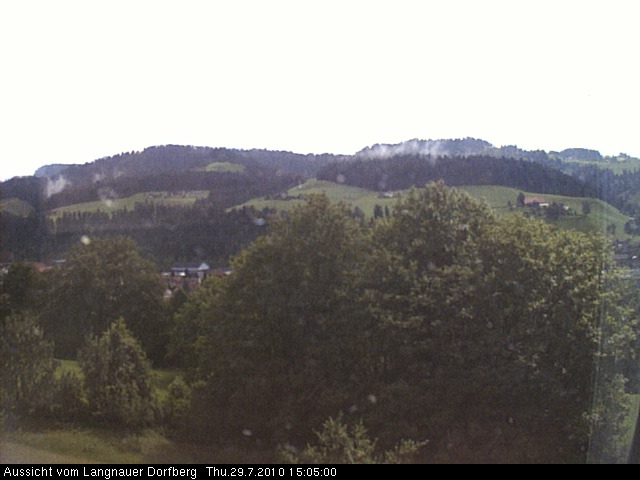 Webcam-Bild: Aussicht vom Dorfberg in Langnau 20100729-150500