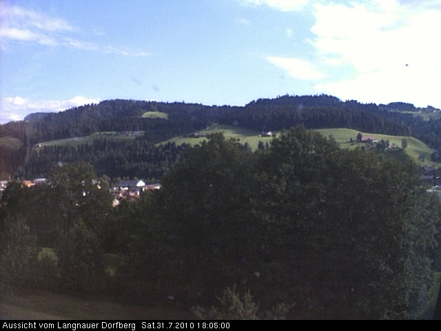 Webcam-Bild: Aussicht vom Dorfberg in Langnau 20100731-180500