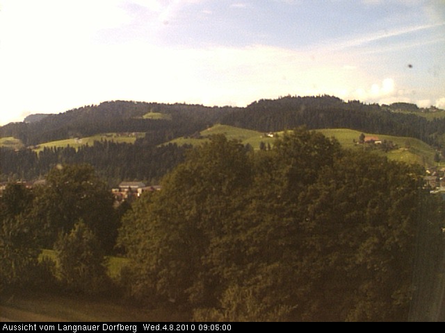 Webcam-Bild: Aussicht vom Dorfberg in Langnau 20100804-090500