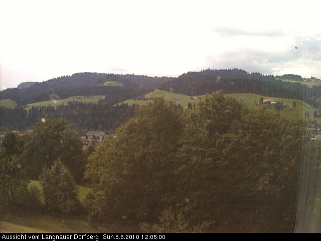 Webcam-Bild: Aussicht vom Dorfberg in Langnau 20100808-120500