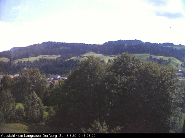 Webcam-Bild: Aussicht vom Dorfberg in Langnau 20100808-160500