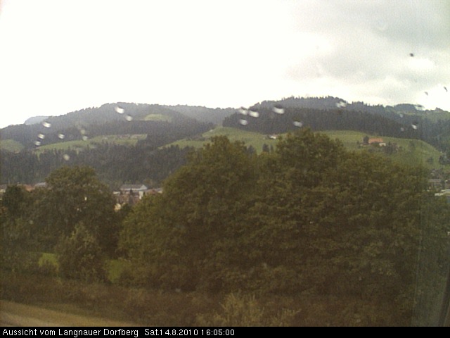 Webcam-Bild: Aussicht vom Dorfberg in Langnau 20100814-160500