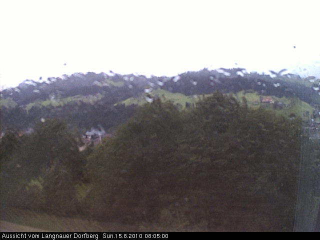 Webcam-Bild: Aussicht vom Dorfberg in Langnau 20100815-080500