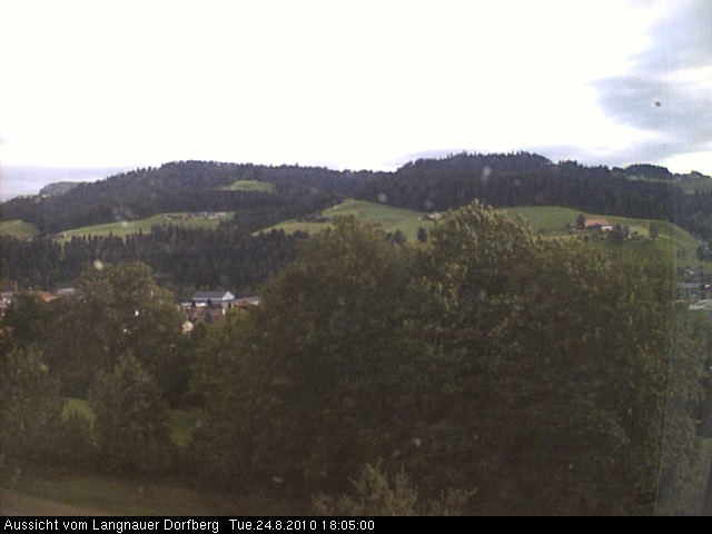 Webcam-Bild: Aussicht vom Dorfberg in Langnau 20100824-180500