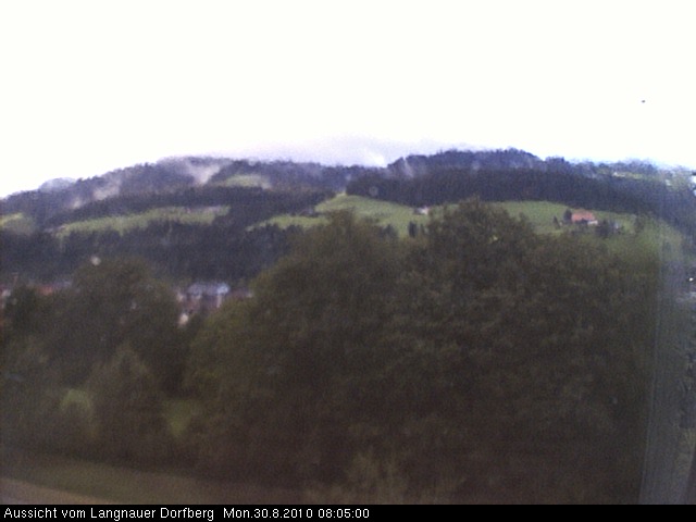 Webcam-Bild: Aussicht vom Dorfberg in Langnau 20100830-080500