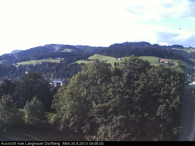 Webcam-Bild: Aussicht vom Dorfberg in Langnau 20100830-090500