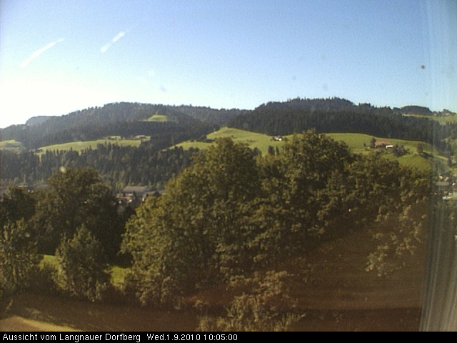 Webcam-Bild: Aussicht vom Dorfberg in Langnau 20100901-100500